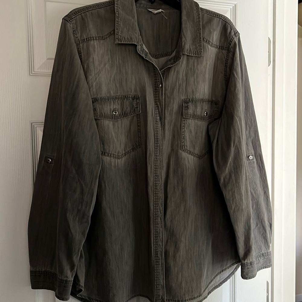 Denim style shirt